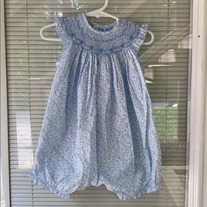 Luli & Me smocked romper